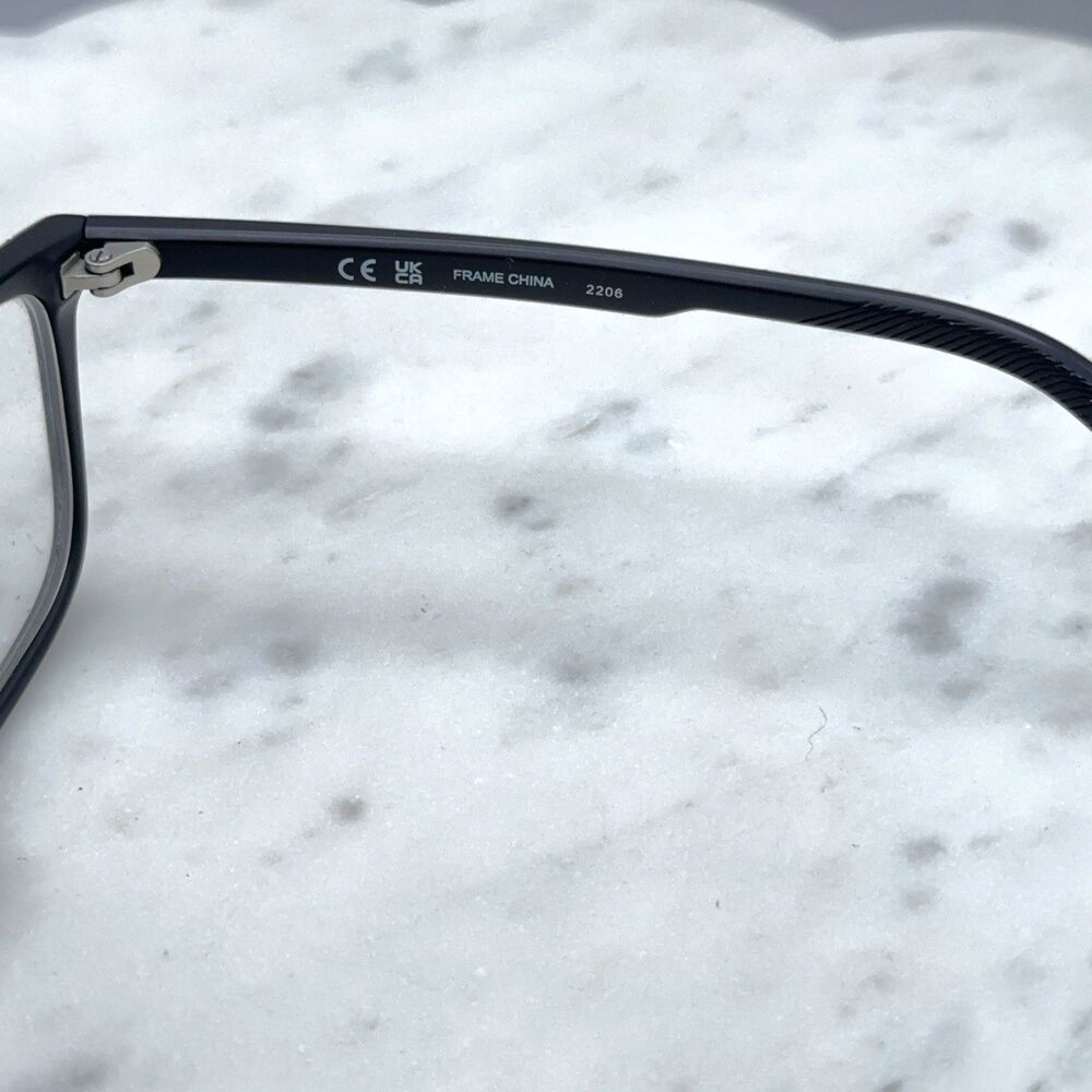 Nike 5543 001 Matte Black Square Full Rim Eyeglasses Frames Only 49-17-135 - Picture 7 of 8